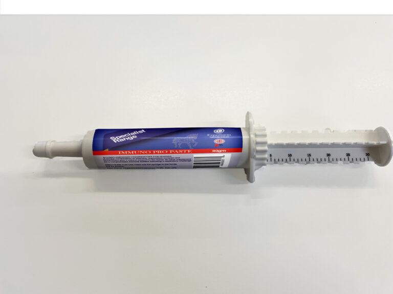 a tube of immuno-pro paste